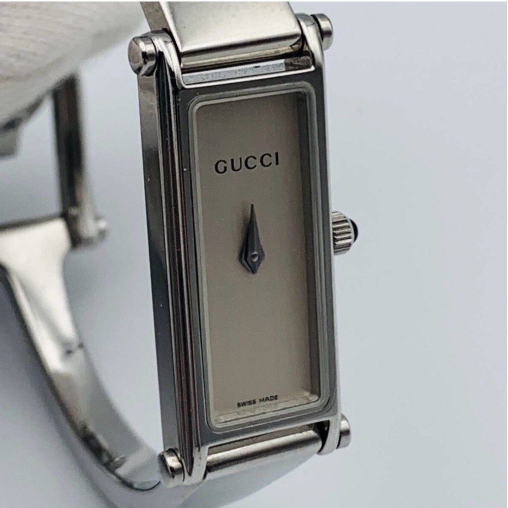 Gucci Silver Rectangular Watch - Picture 8 of 14